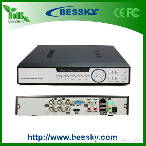 4CH H. 264 D1 Real Time Network CCTV DVR (BE-9604H)